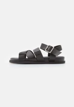 Pier One UNISEX - Riemensandalette - Black