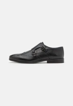 Pier One LEATHER - Business-Slipper - Black