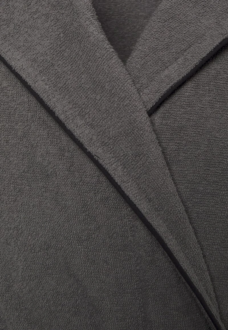 Pier One Bademantel - Dark Grey/black – Bild 3