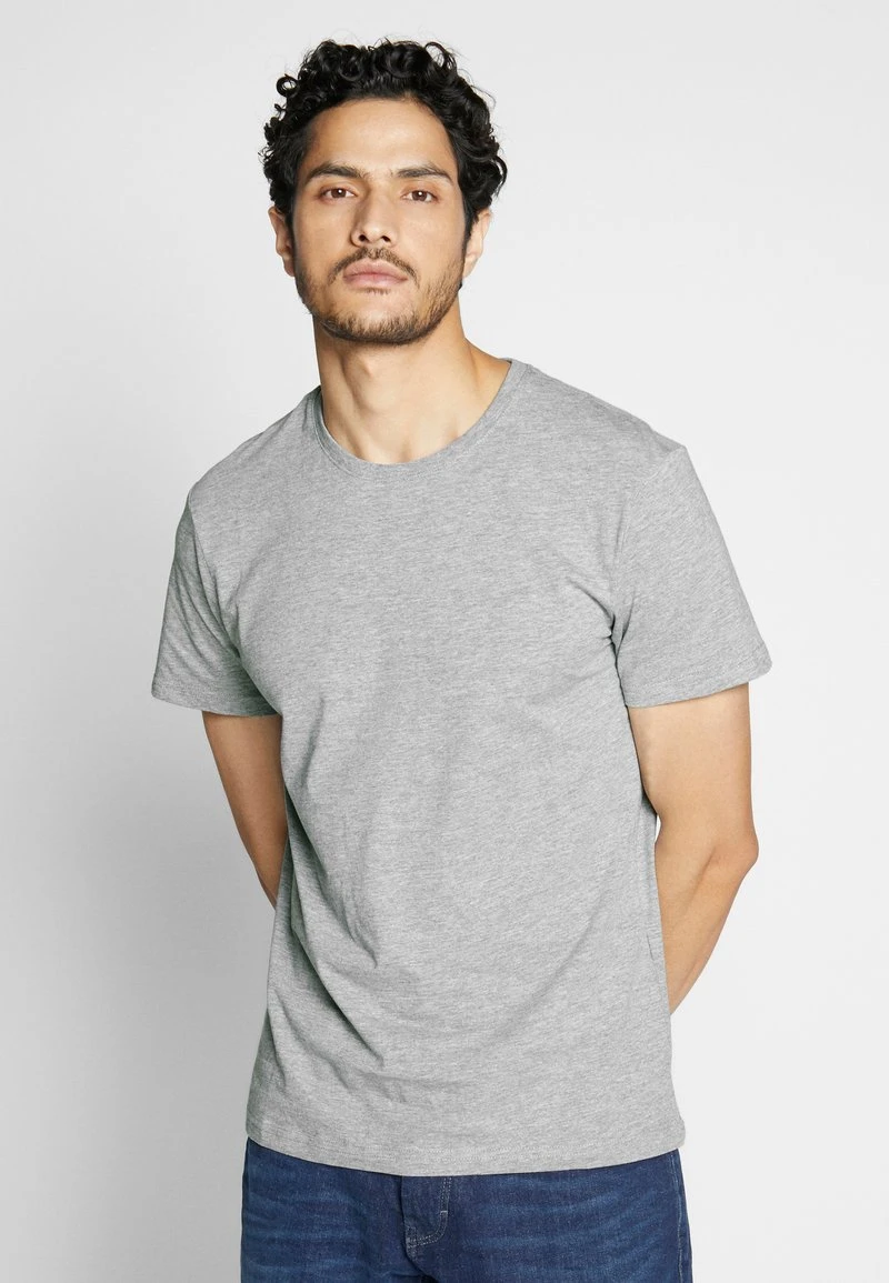 Pier One 4 PACK - T-Shirt Basic - Black/white/blue – Bild 2