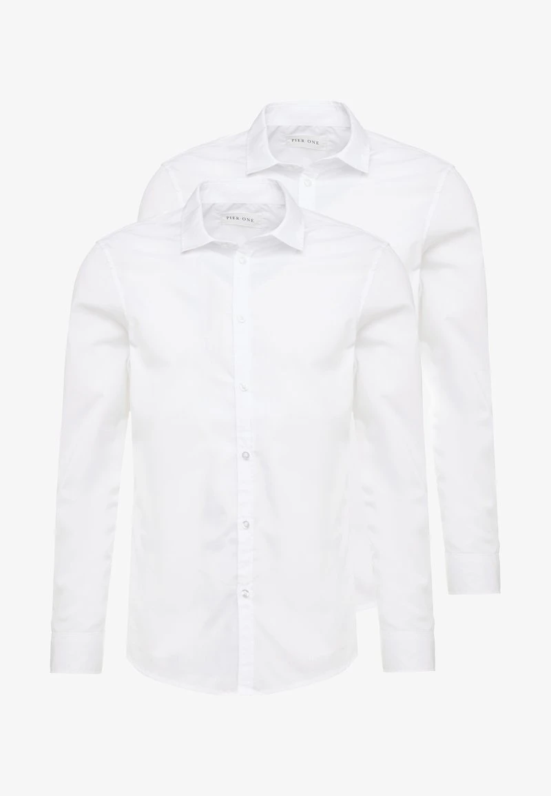 Pier One 2 PACK - Businesshemd - White – Bild 5