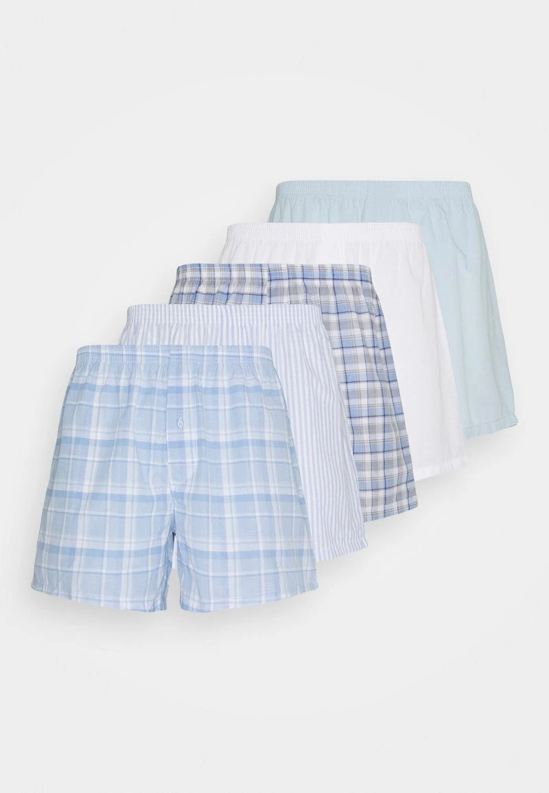 Pier One 5 PACK - Boxershorts - Light Blue/white – Bild 5