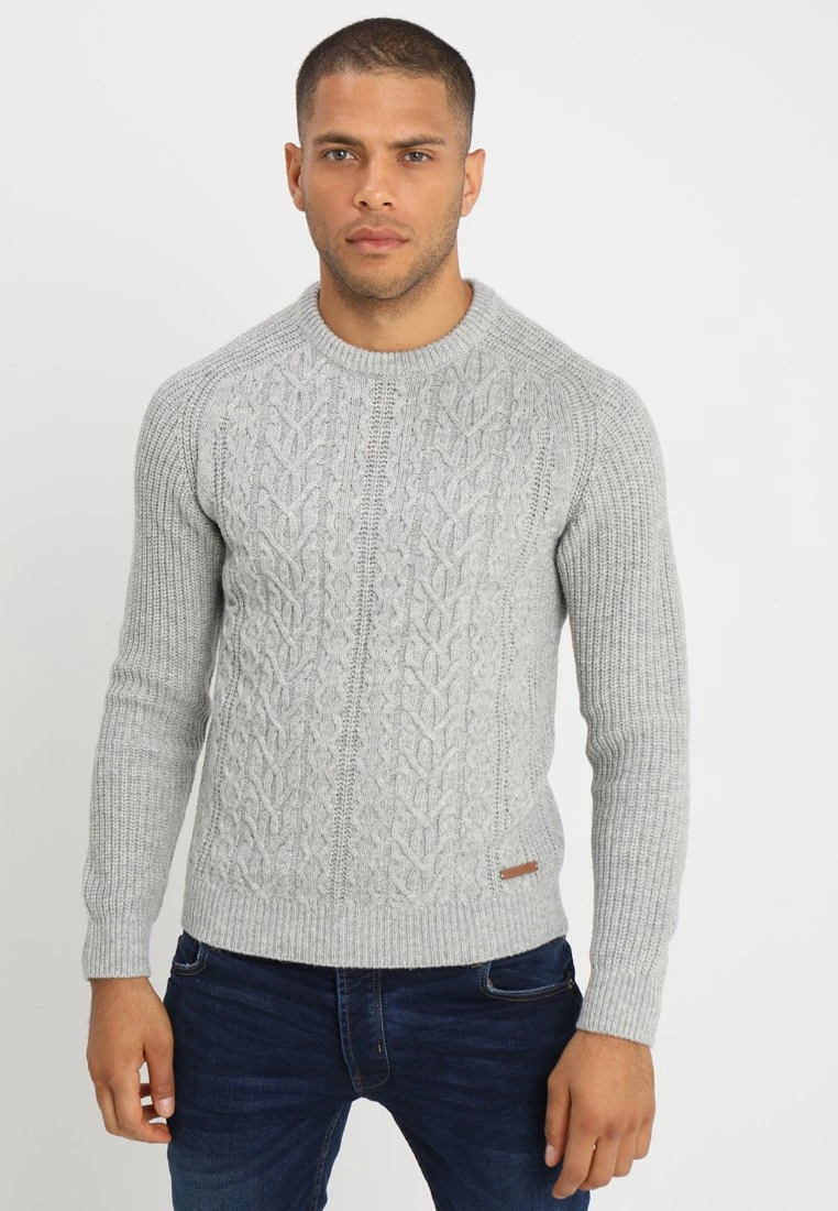 Pier One Strickpullover - Mottled Grey