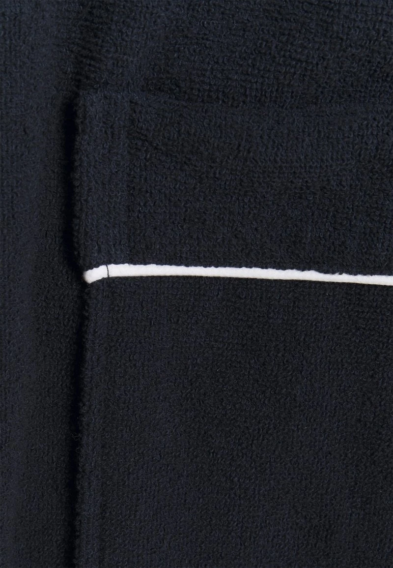 Pier One Bademantel - Dark Blue/white – Bild 3