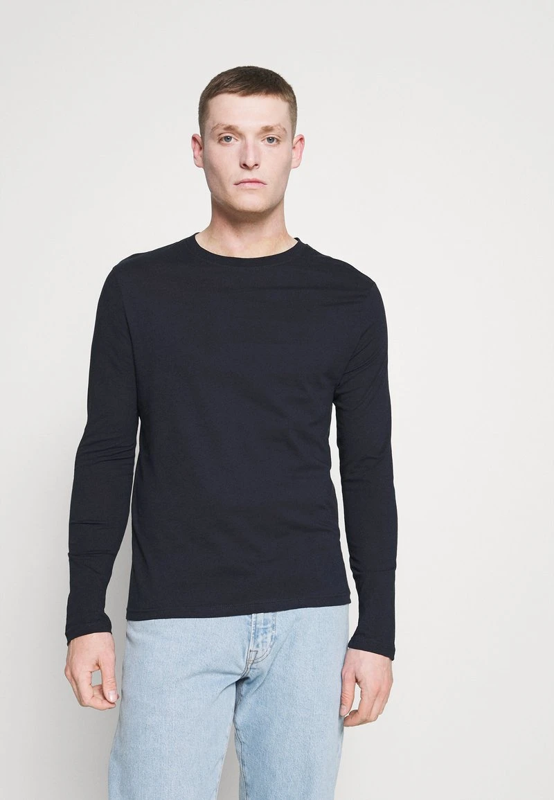 Pier One 5 PACK - Langarmshirt - White/dark Blu/grey – Bild 5