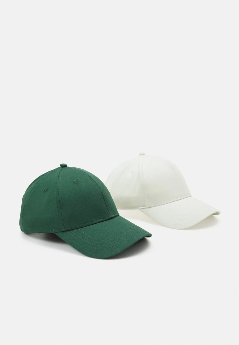 Pier One UNISEX 2 PACK - Cap - Green/off White