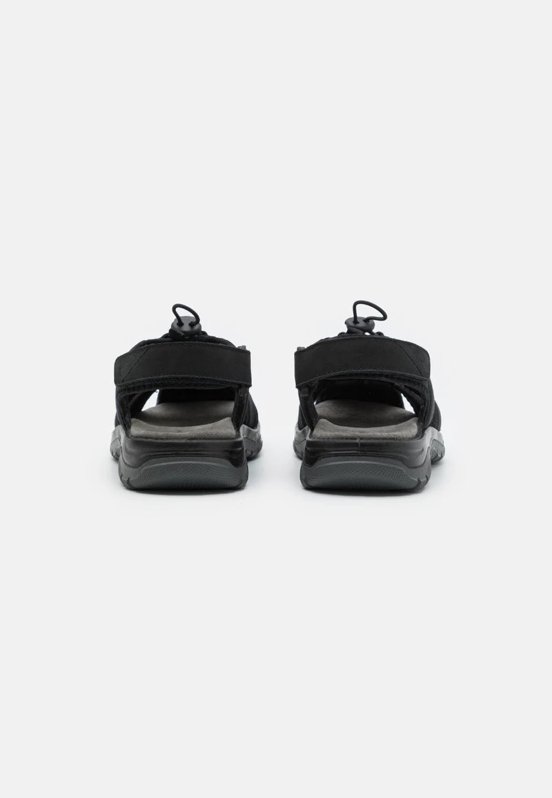 Pier One LEATHER - Trekkingsandale - Black – Bild 3